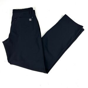 FJ FootJoy 5 Pocket Athletic Fit Performance Golf Pants Black Stretch Size 30x32